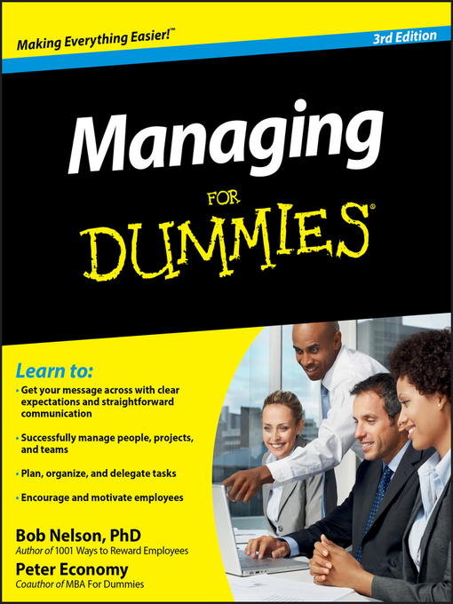 Title details for Managing For Dummies by Bob Nelson - Wait list